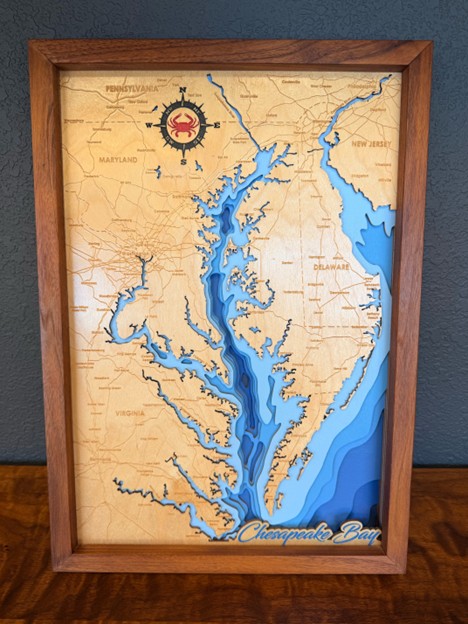 Chesapeake Bay Map – Image 1