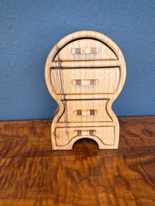 Tiger Oak Bandsaw Box  – Image 3