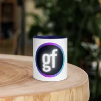 GF Logo Coffee Mug with Blue Inlays – Image 5