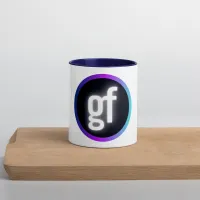 GF Logo Coffee Mug with Blue Inlays – Image 3