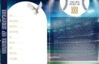 Baseball Theme Obituary Template – Image 6
