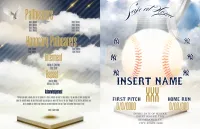 Baseball Theme Obituary Template – Image 7