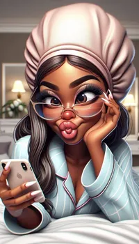 Funny Face Melanin Queen PNG Bundle – Image 1