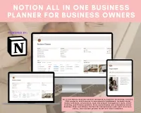 Notion All in One Business Planner for business owners | Social Media Calendar | Marketing Planner – Image 2