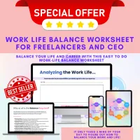 Work Life Balance Worksheet for Freelancers and CEO – Image 1