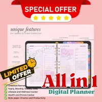 2026 Gen Z & Millennial All-in-1 Digital Planner | iPad & Android Ultimate Hyperlinked Planner with 5000+ Stickers – Image 1