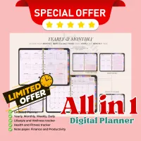 2026 Gen Z & Millennial All-in-1 Digital Planner | iPad & Android Ultimate Hyperlinked Planner with 5000+ Stickers – Image 4