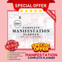 2026 Best Manifestation Planner | Manifest Your Dream LIfe Starting Today! – Image 1