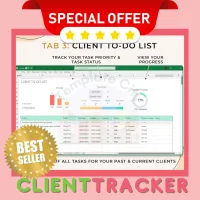 Freelancer Client Tracker Excel and Spreadsheet – Image 3