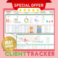 Freelancer Client Tracker Excel and Spreadsheet – Image 1