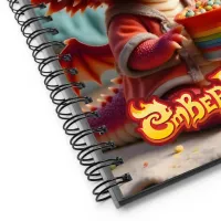 Spiral Notebook - Baby Cereal Fantasy Dragon, 140 dotted pages – Image 7