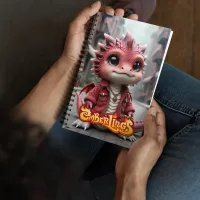 Spiral Notebook - Baby City Fantasy Dragon, 140 dotted pages – Image 3