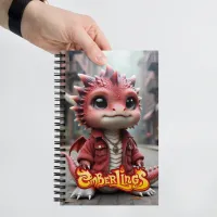 Spiral Notebook - Baby City Fantasy Dragon, 140 dotted pages – Image 4
