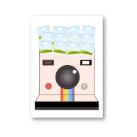 Polaroid Stackable Editable Desktop Calendar – Image 1