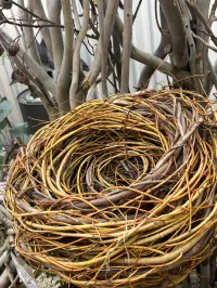 Rustic Driftwood Bird Nests for Garden Display – Image 1