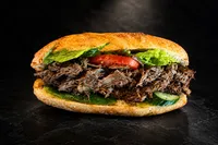 Beef Sandwich ( Barbacoa - Cooked Beef) – Image 1