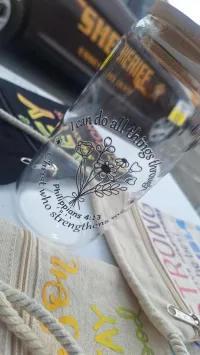 Glass Jar Cup – Image 2