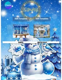 Blue Christmas Digital Download – Image 1