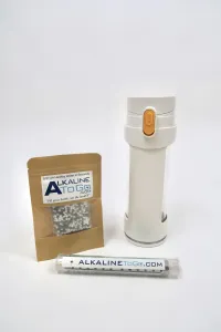 Alkaline To Go Pouch, Stick and Bottle Triple Set – White