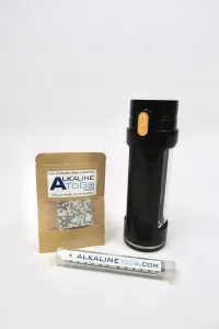 Alkaline To Go Pouch, Stick and Bottle Triple Set – Black