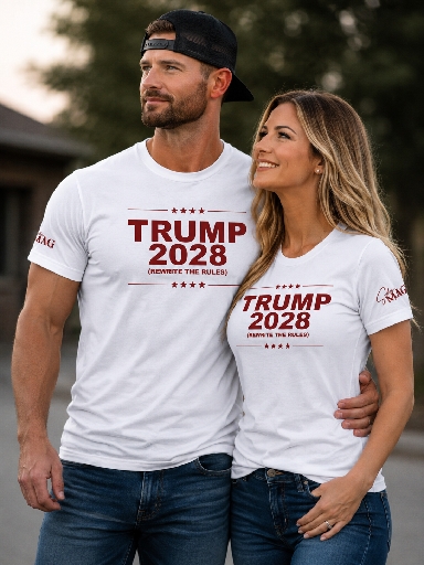 Trump 2028- White- L – Image 1