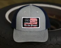 We the People- Heathered Gray & Blue – Image 1