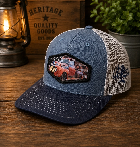 Vintage American Classic- Slate Blue, Navy & Gray – Image 1