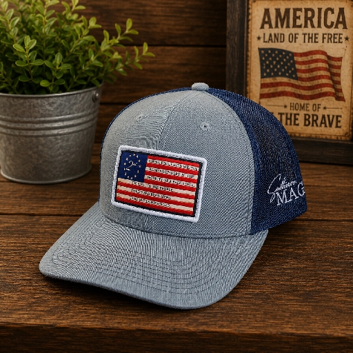 2nd Amendment- Heathered Gray & Navy – Image 1