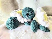 🐢 Daisy the Turtle – Handmade Crochet Toy – Image 1