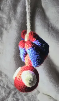 🕷️ Friendly Neighborhood Hero Plushie – Red & Blue Web Crawler – Image 1