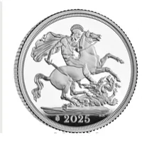 2025 UK Silver Sovereign coin Privacy Mark – Image 1