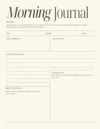 Morning Devotional Planner | Digital Journal for Daily Goals & Scripture – Image 3