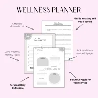 Wellness Planner Monochomatic – Image 2