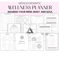 Wellness Planner Monochomatic – Image 1