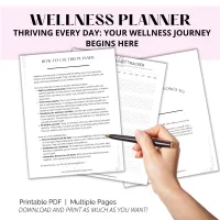 Wellness Planner Peonies – Image 3