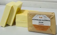 Jabon de barra de ralladura de naranja 100% orgánico hecho a mano. – Image 11
