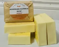 Jabon de barra de ralladura de naranja 100% orgánico hecho a mano. – Image 8