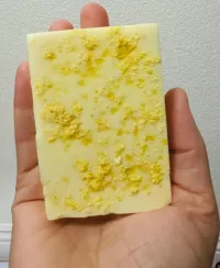 Jabon de barra de ralladura de naranja 100% orgánico hecho a mano. – Image 1