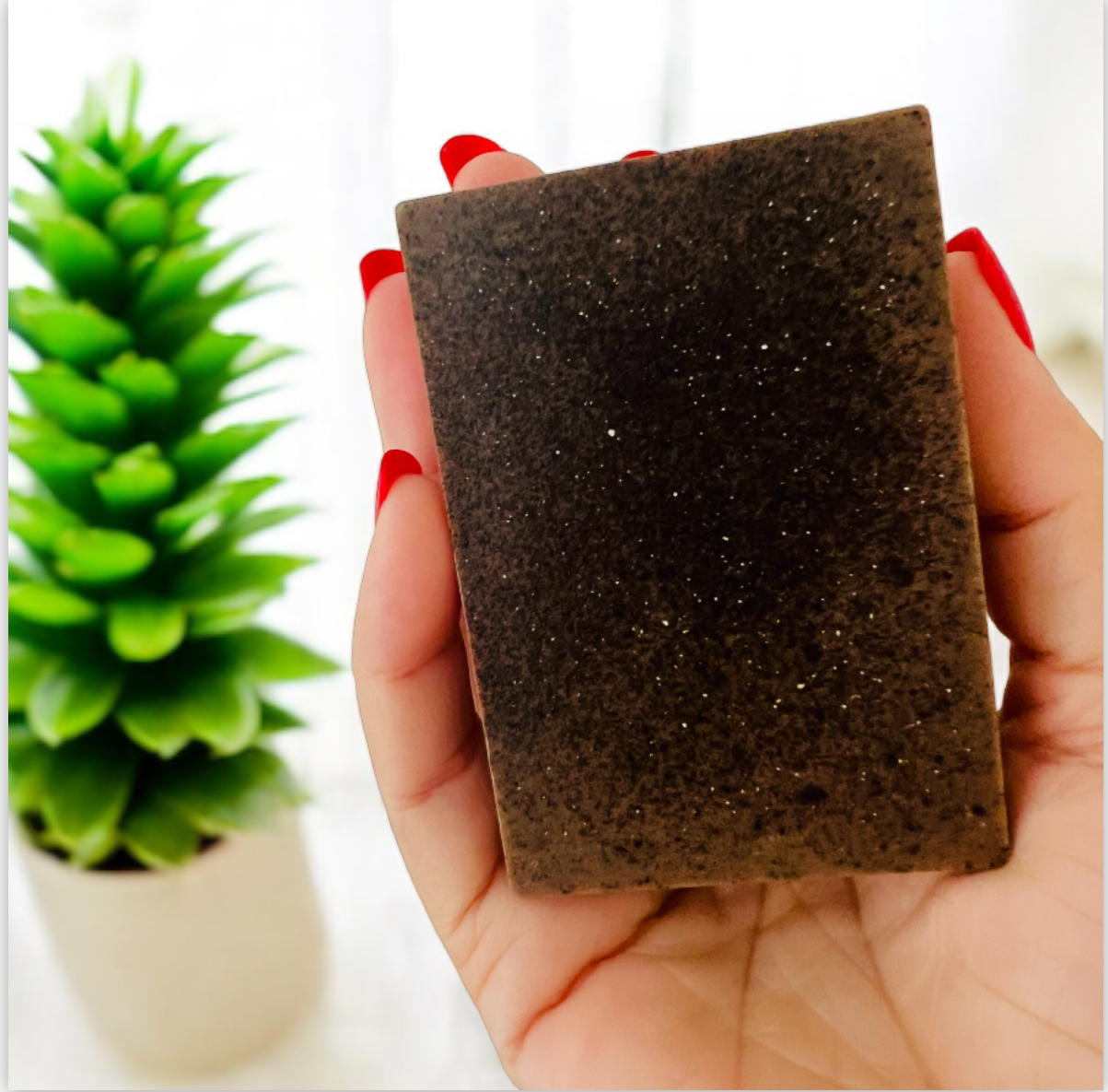 Jabones de barra de café hecho a mano perfumados para exfoliar la piel natural 100 % orgánico – Image 3