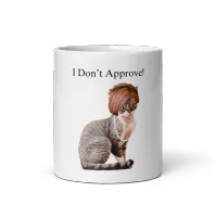 Karen does not approve - White glossy mug – Image 1