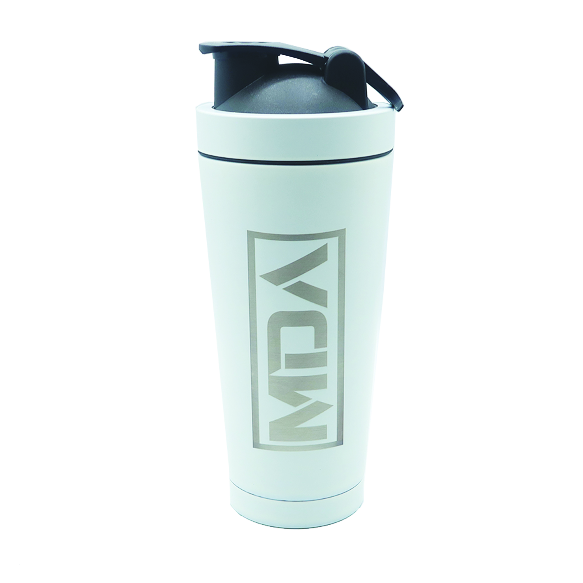 Metal Protein Shaker – White