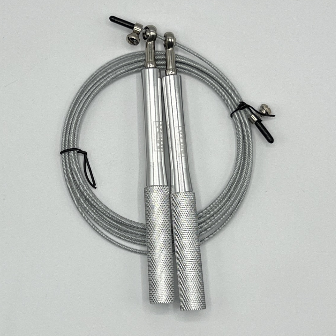 Skipping Ropes  – Silver Rope, Pink Bag