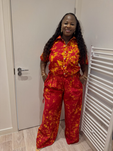Adire Crack 2pieces Pant  – Image 1