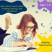 Daily Skills Practice With Reading, Spelling, Vocabulary, and Grammar Ages 7-9 – Image 1