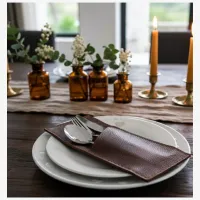 The Leather Cutlery Sleeves – Image 2