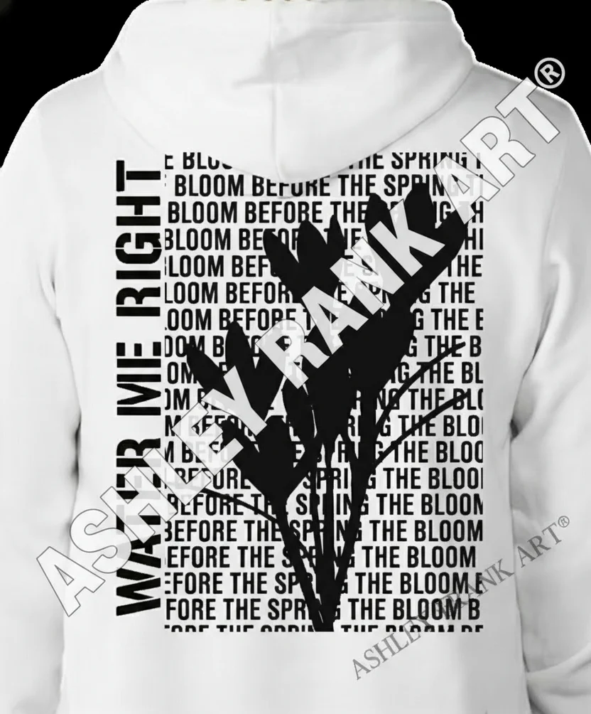 THE CROCUS HOODIE - BEFORE SPRING - WATER ME RIGHT® COLLECTION – Image 1