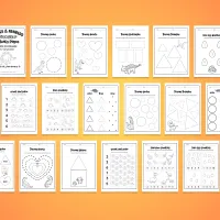 Math Activity Worksheets - Dinosaurs – Image 2