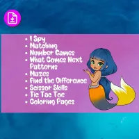Mermaid Activity Pack – Image 4
