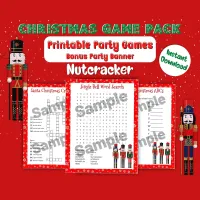 Nutcracker - Christmas Printable Games Party Pack – Image 1