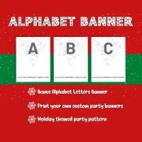 Winter Alphabet Banner – Image 1